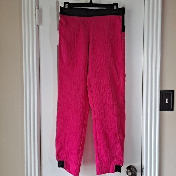 Spread Good Cheer Size S Hot Pink Active Pants Elastic Waist - Picture 1 of 9